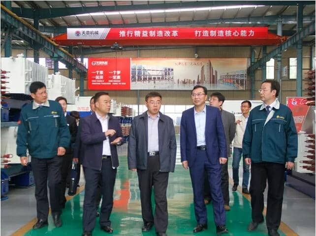 區(qū)委常委、區(qū)紀(jì)委書記、區(qū)監(jiān)委主任王慶峰調(diào)研天意機(jī)械